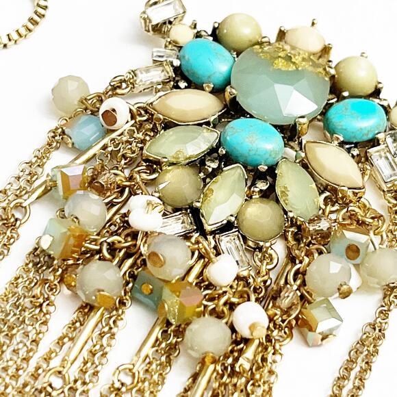 Express Fringe Statement Necklace - Picture 4 of 7